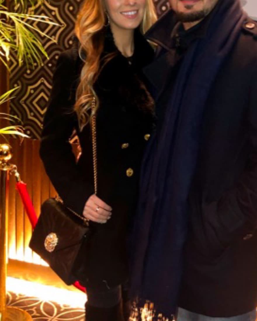 Double-breasted Faux Fur Peacoat - Image 4