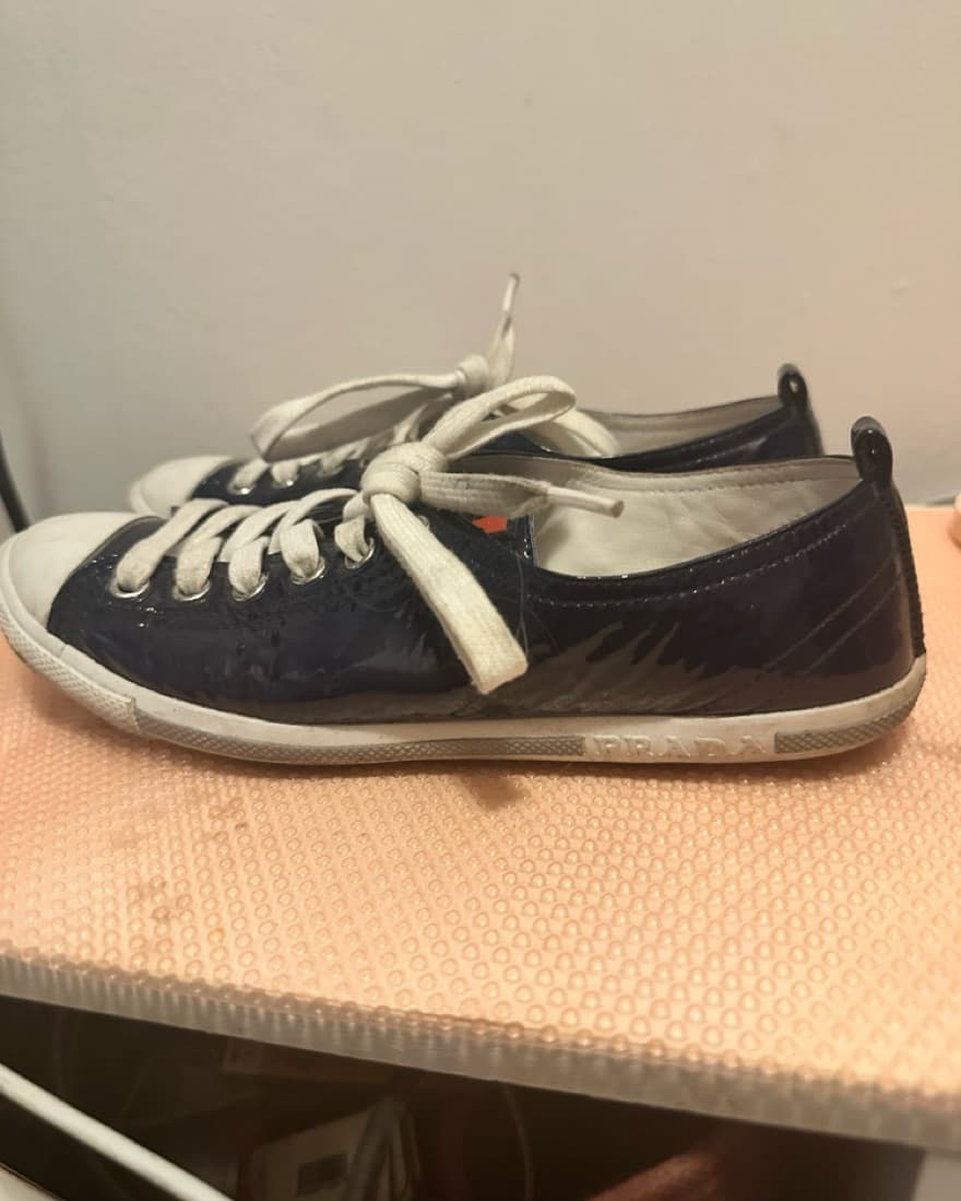 blue Prada sneakers - Image 3