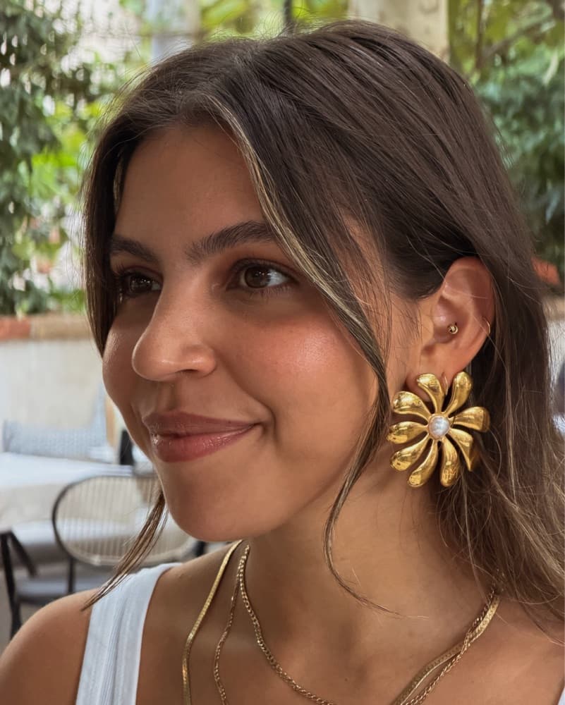 Heaven Mayhem Daisy / Floral Earrings - Image 1