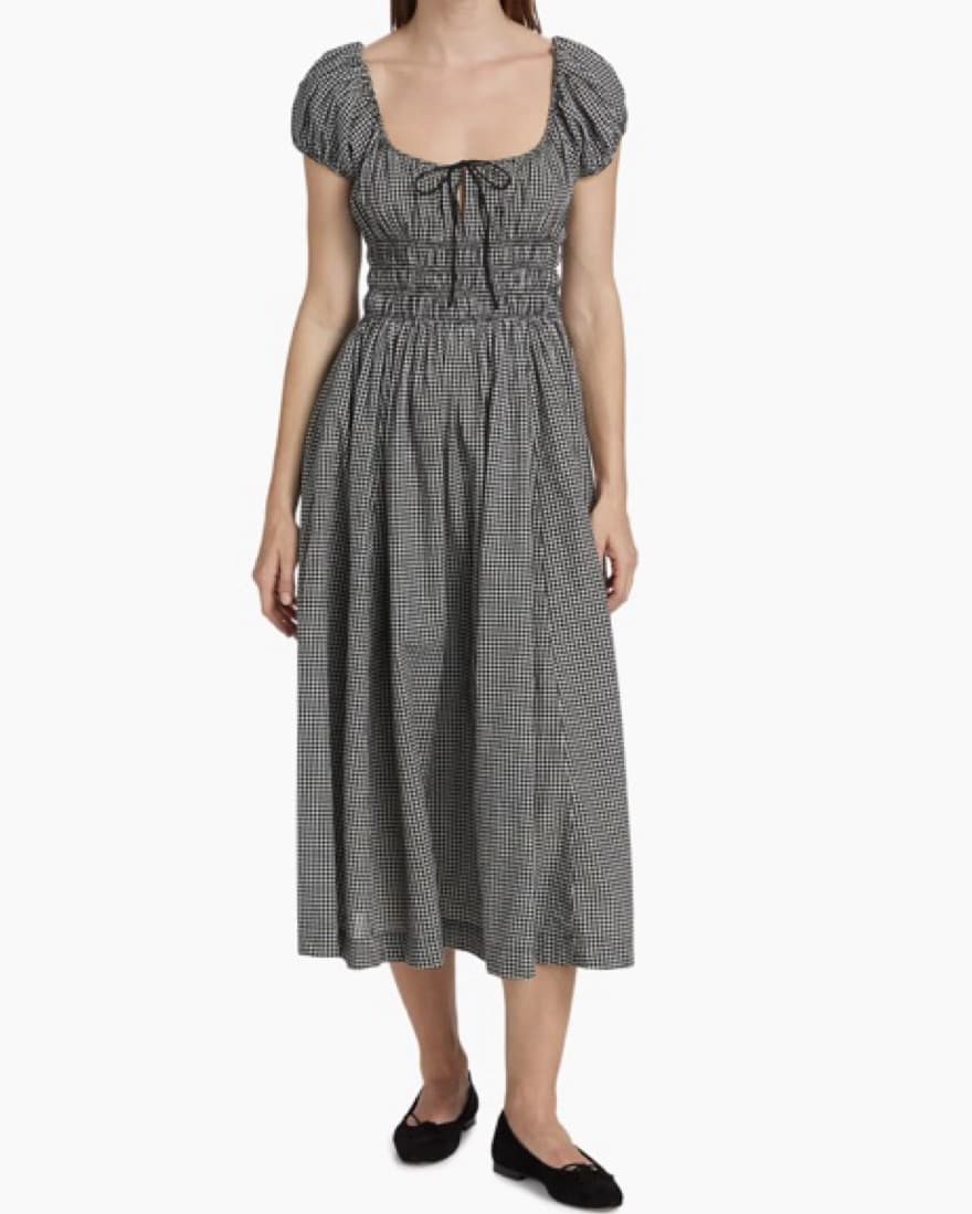 Doen Quinn Black/White Gingham Dress - Image 2