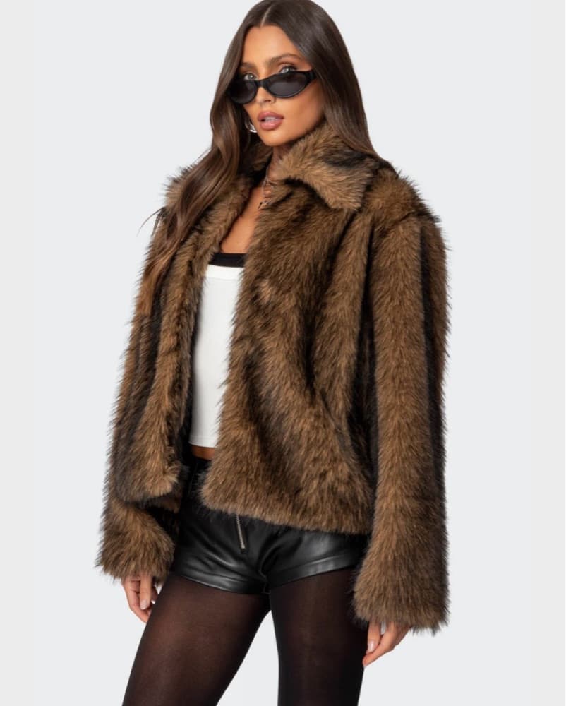 Faux Fur Jacket - Image 2