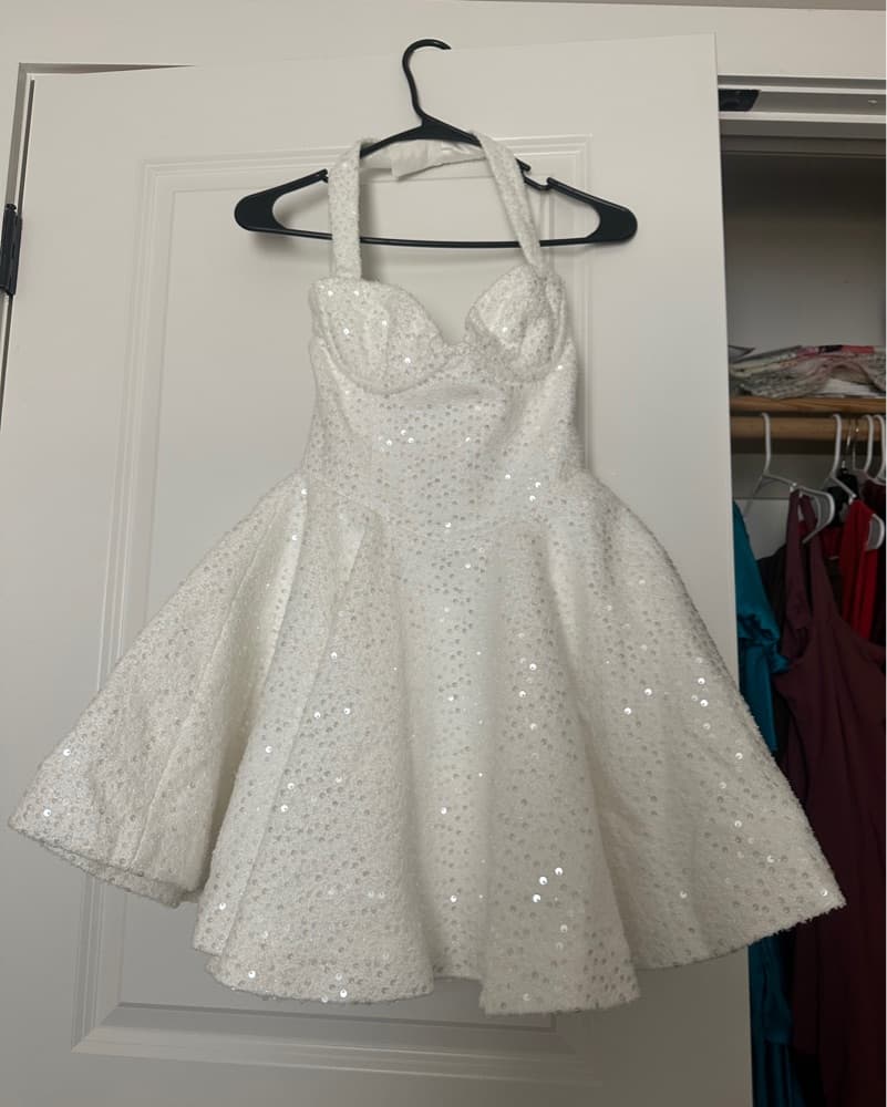 White Baby Boo Mini Dress - Image 5