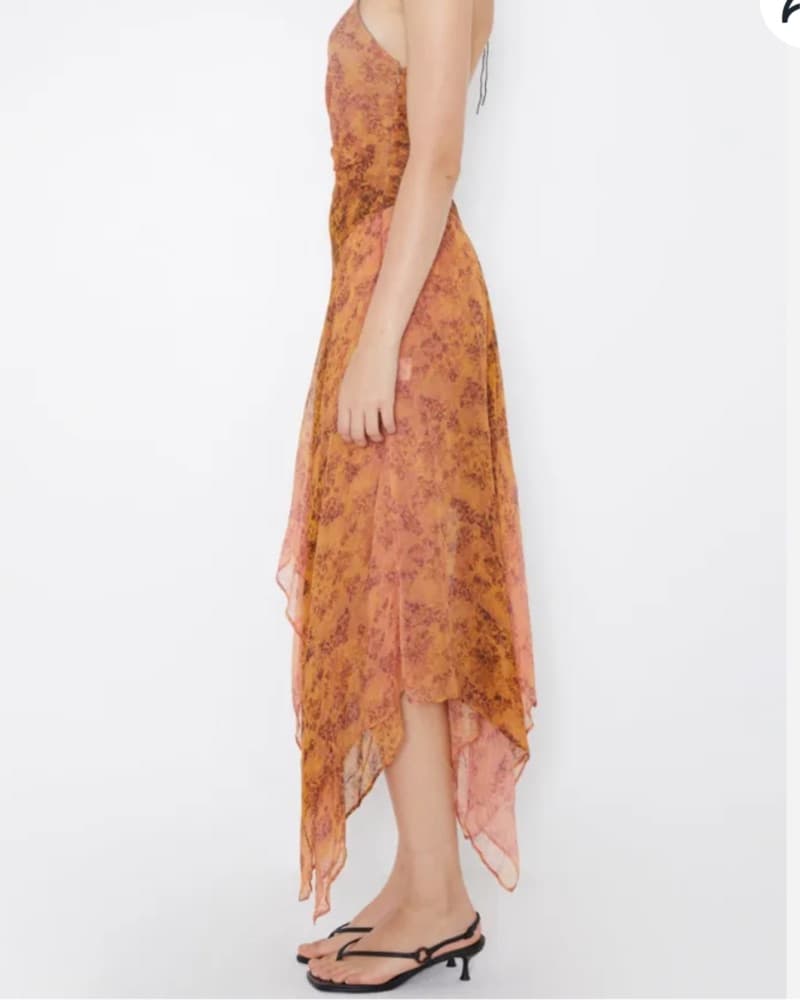 Bec + Bridge Orange Halter Dress - Image 2