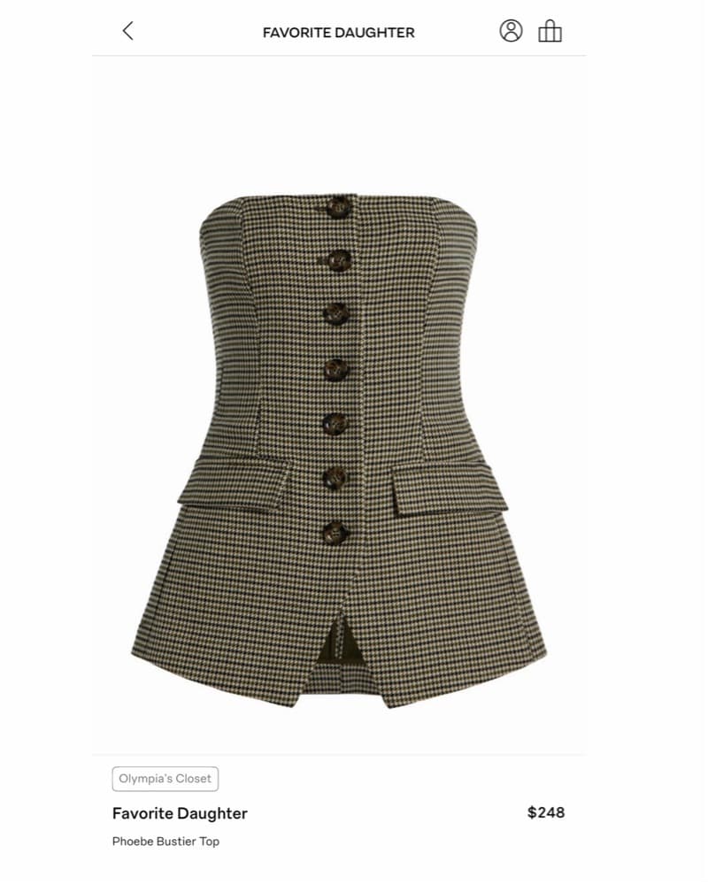 Favorite Daughter Phoebe Bustier  - Image 4