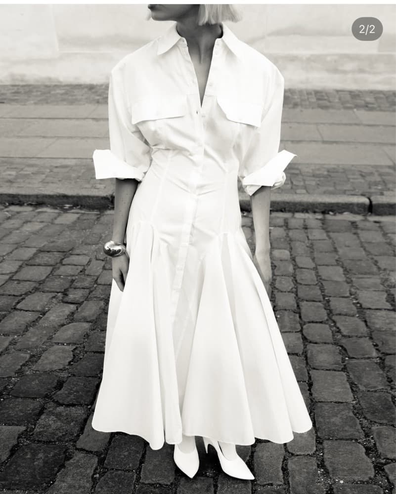 Helsa White Dress - Image 5