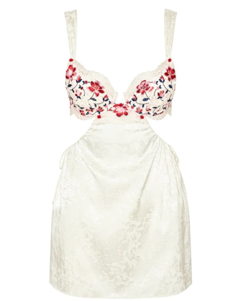 Festival Rose Slip Dress - Image 3