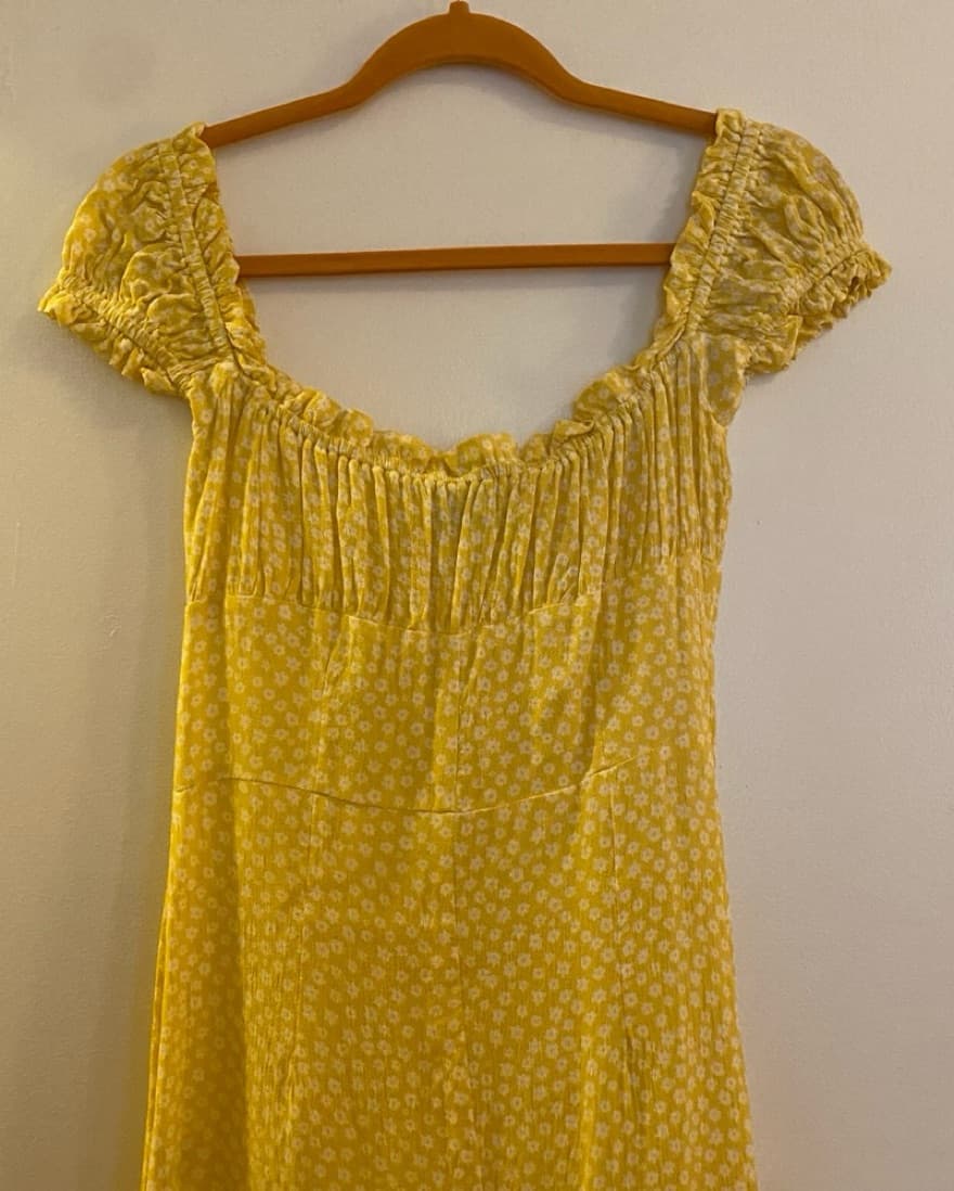 With Jean Yellow Daisy Isabelle Dress - Image 4