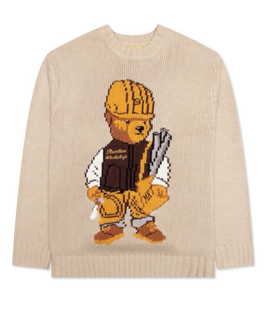Market Construction Bear Sweater - Image 2
