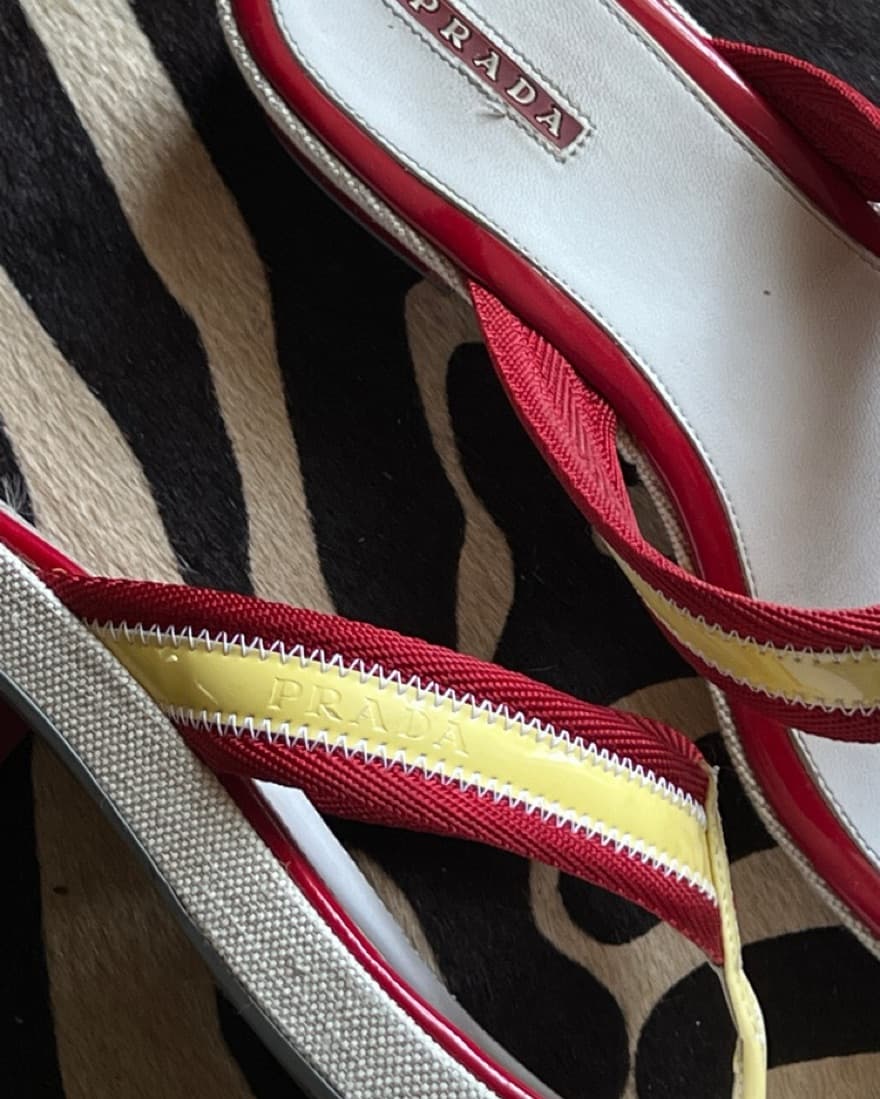 Vintage Prada Flip Flops  - Image 2