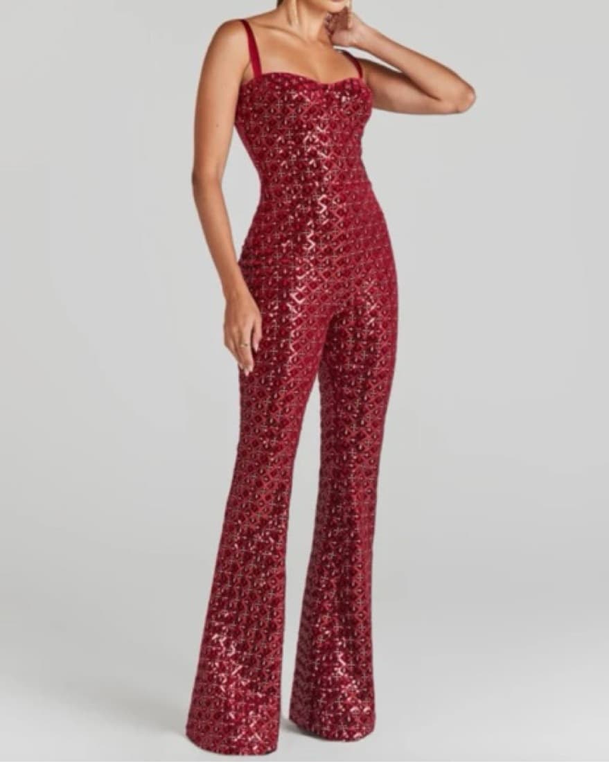 Red Hailey Jumpsuit - Image 5