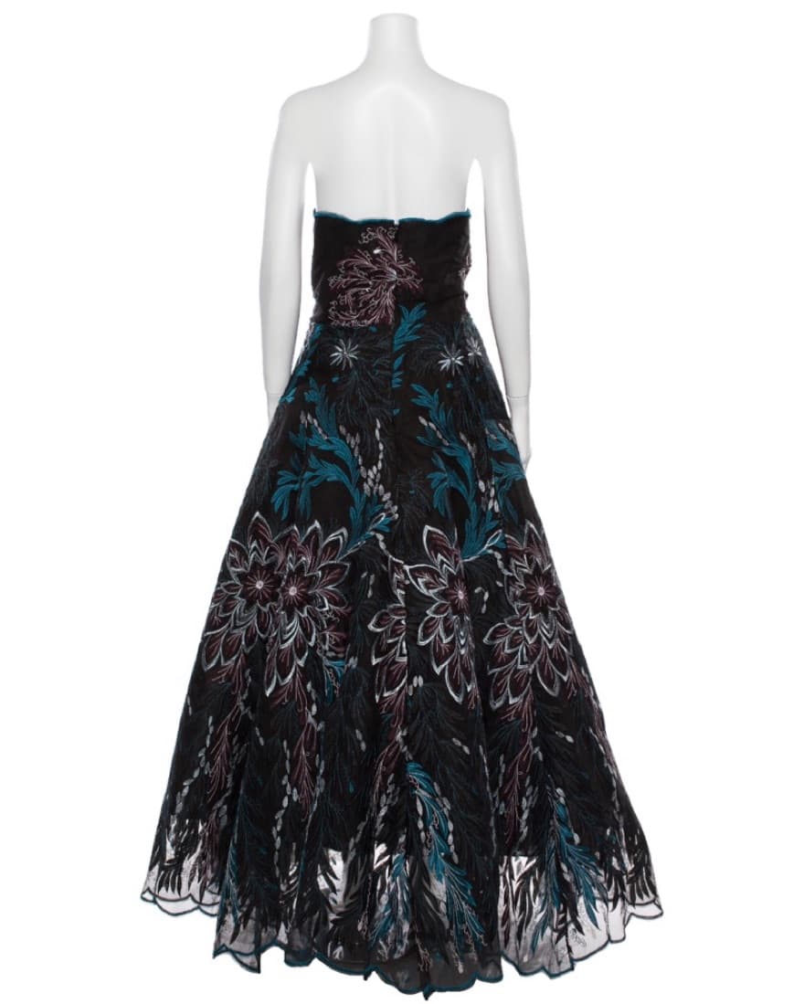 Christian Siriano Floral Gown - Image 3