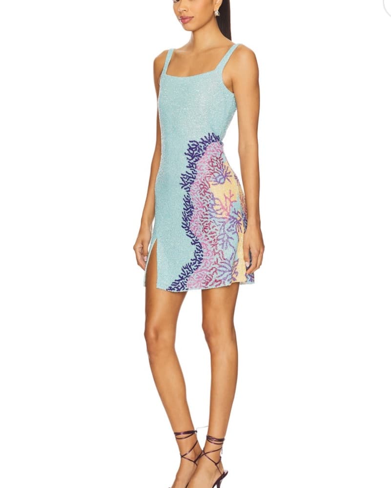 Sparkly Mint Sequin Dress - Image 1
