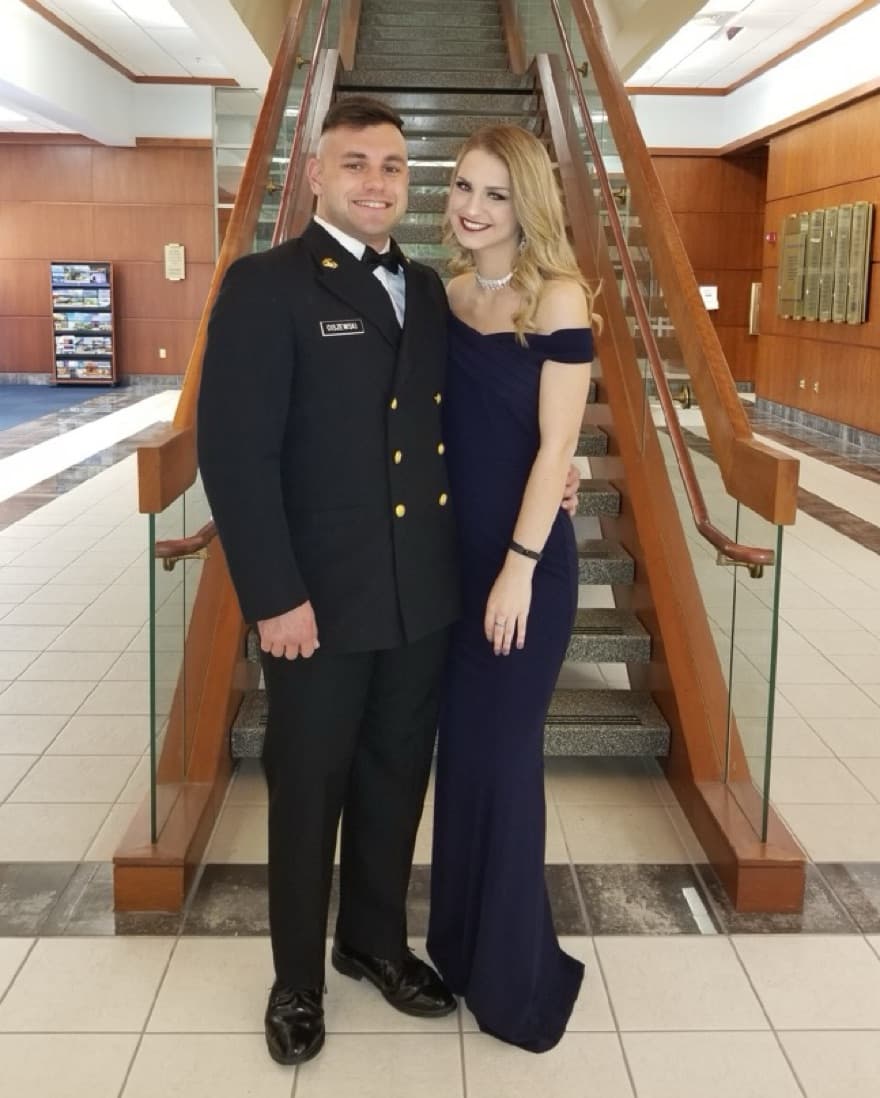 Windsor Navy Gown - Image 2