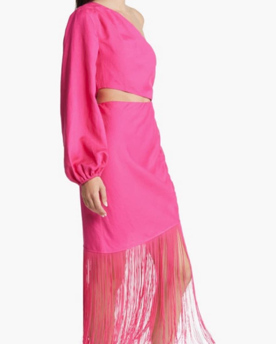 & Other Stories One Shoulder Fringe  - Image 3