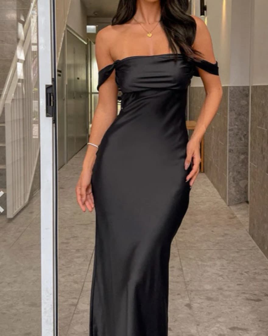 Off Shoulder Formal Maxi Dress - Image 2