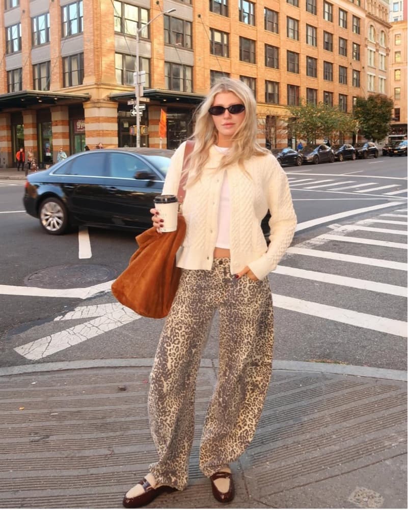 Lioness Jeans In Leopard Fade  - Image 1