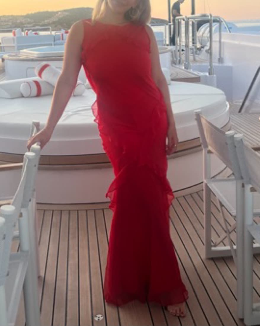 Red Saloni Dress - Image 1