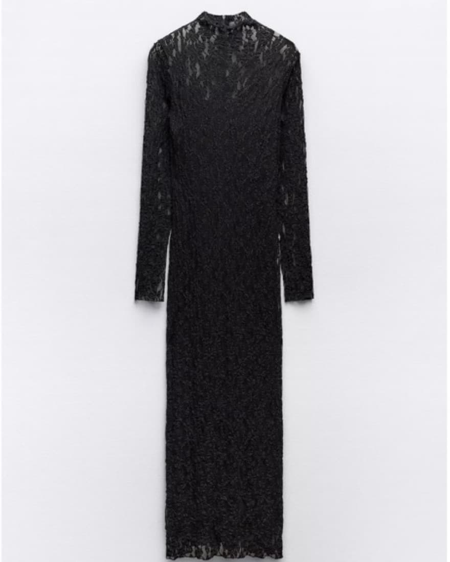 Black Lace Dress - Image 1