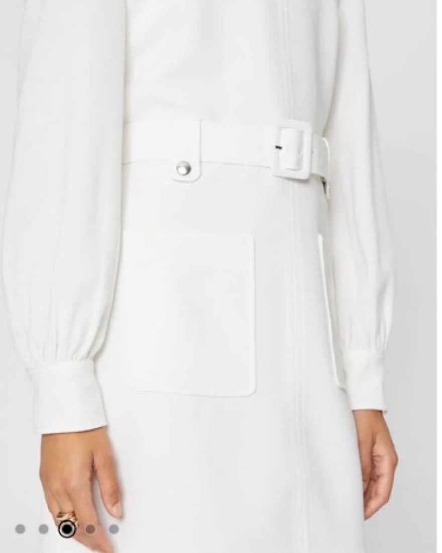 Club Monaco Long Sleeve Belted Dress - Image 4