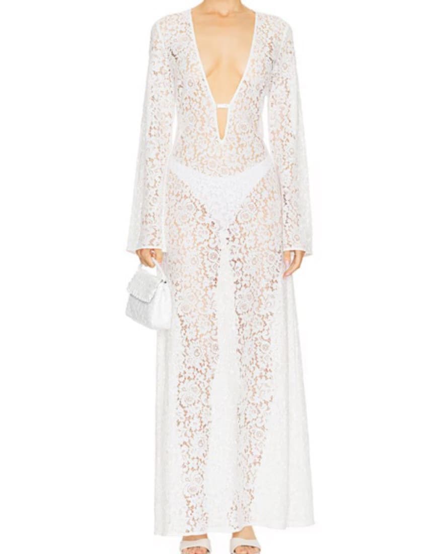White Lace Dress  - Image 3