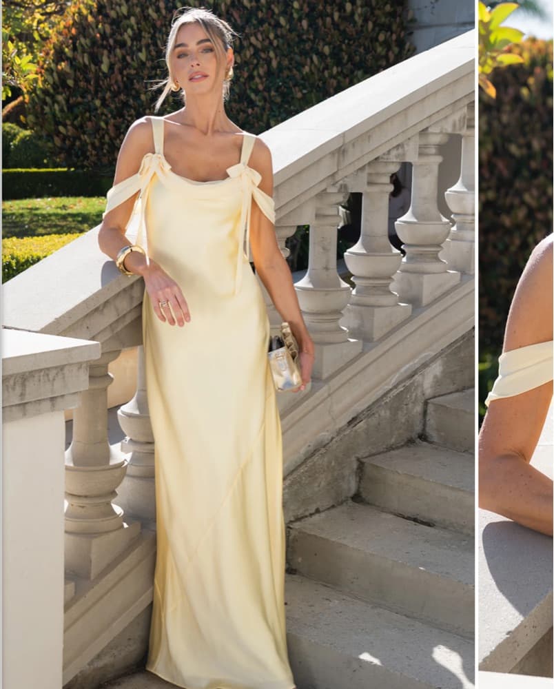 Yellow Bella Maxi Dress - Image 1