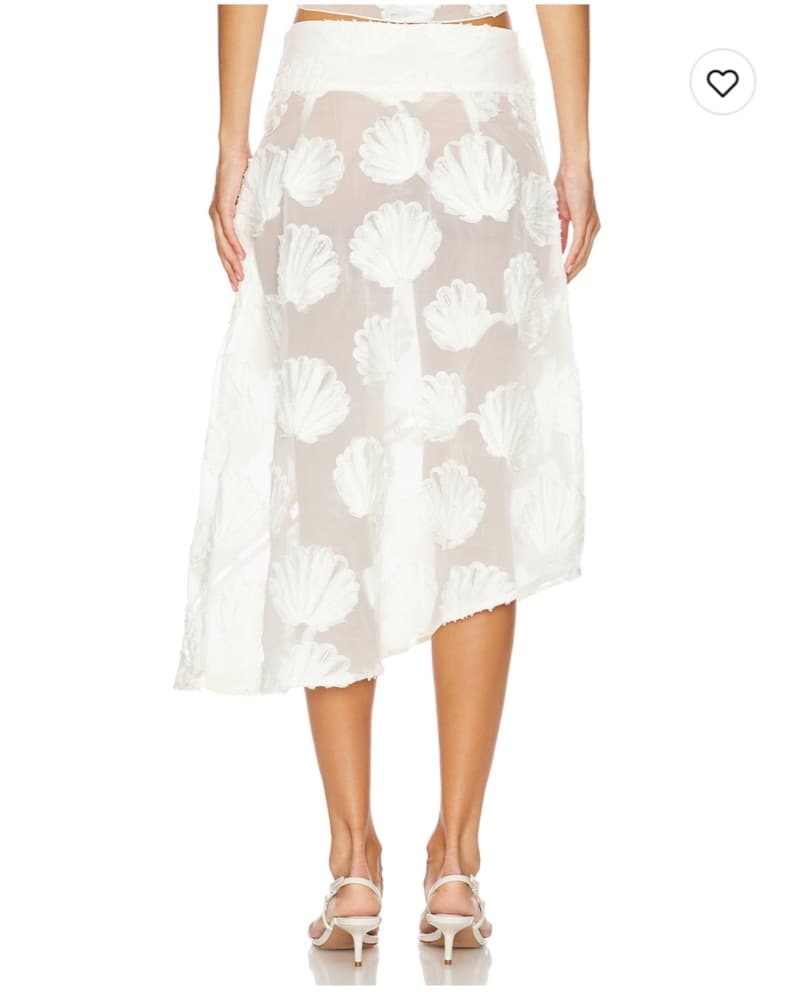 Scattered Shells Midi Skirt - Image 4