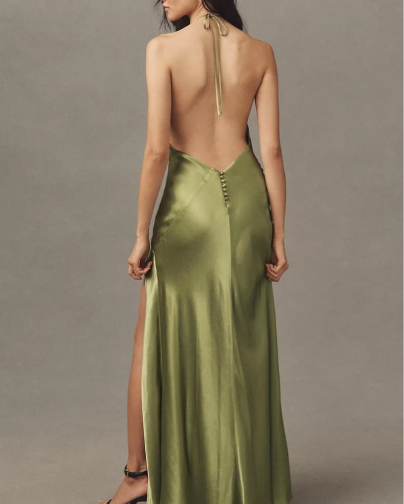 Bardot Yve Halter Open-Back Maxi Dress - Image 2