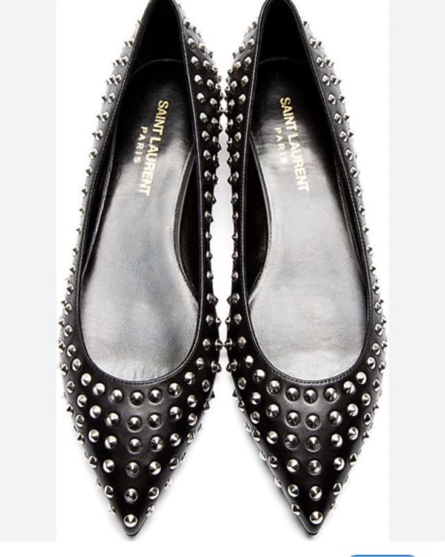 Saint Laurent Studded Flats - Image 1