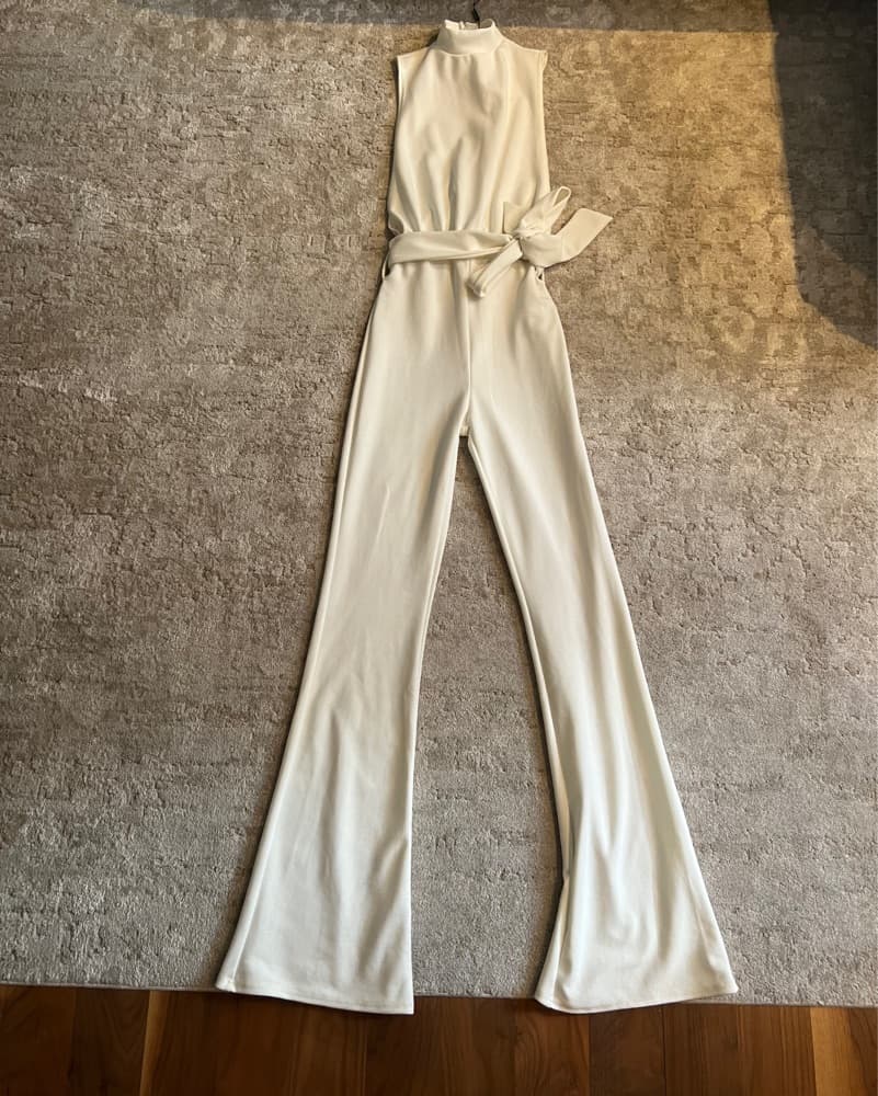PLT White Jumpsuit  - Image 1