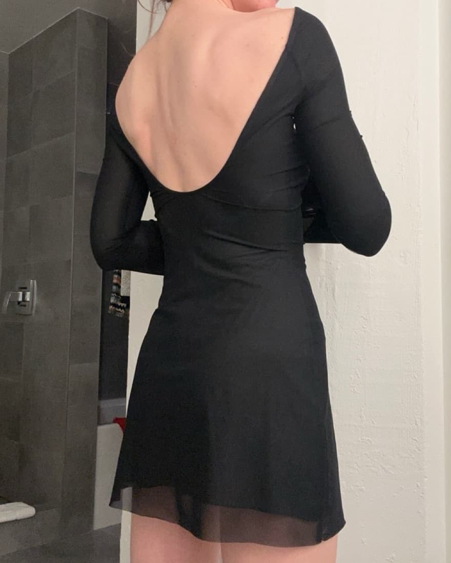 Amoy New York Black Mini Dress - Image 4