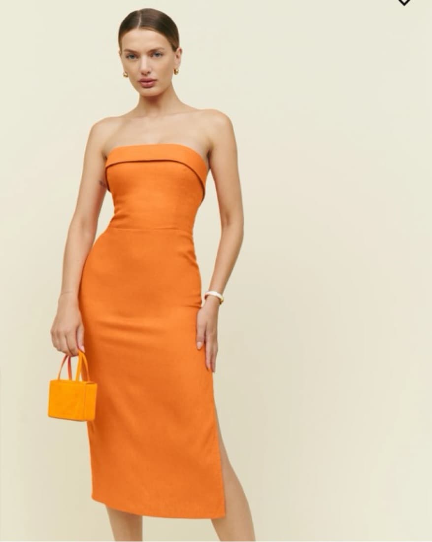 Reformation Marcella Linen Dress - Image 4