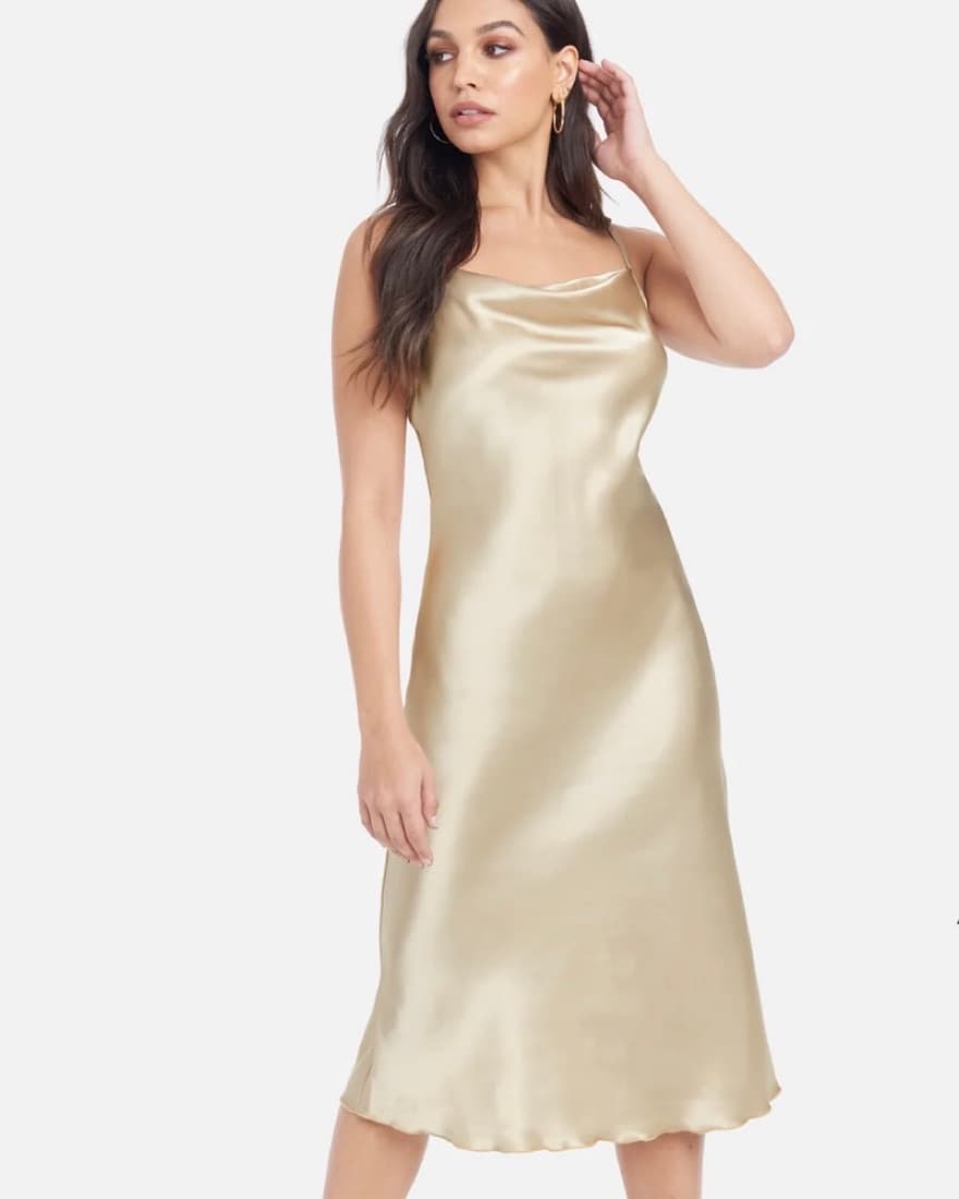 Bebe Silky Midi Dress - Image 2