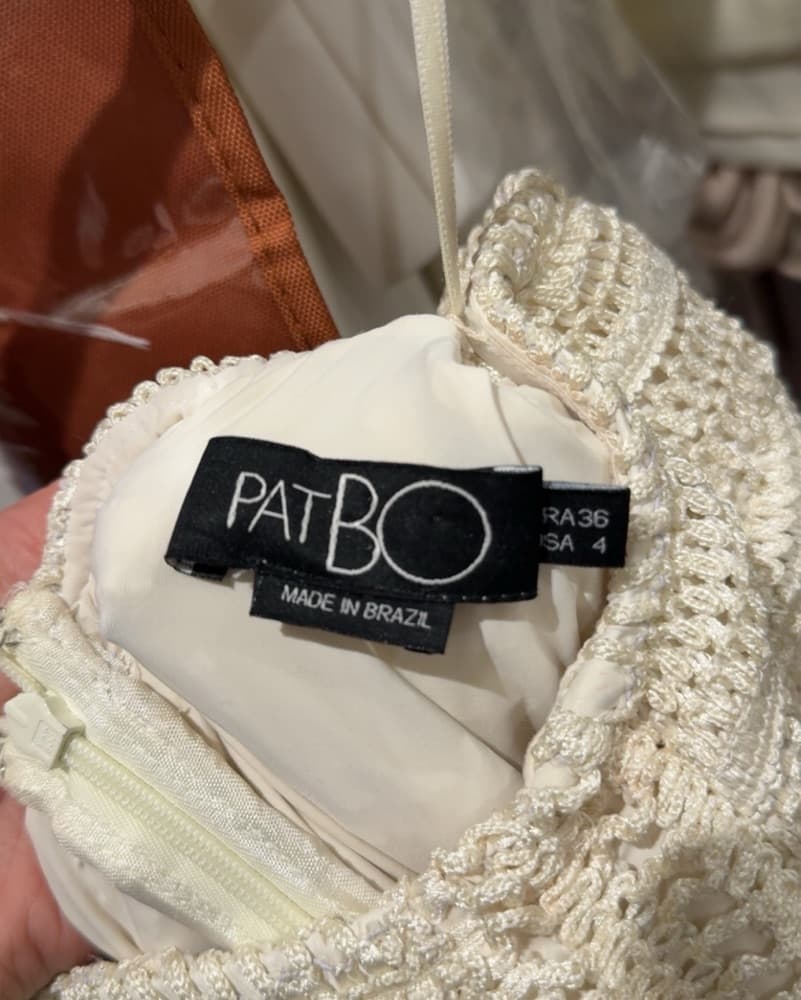 PatBo Crochet Fringe Mini Dress - Image 6