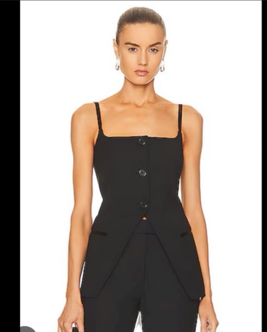 Helmut Lang Blazer Top - Image 1