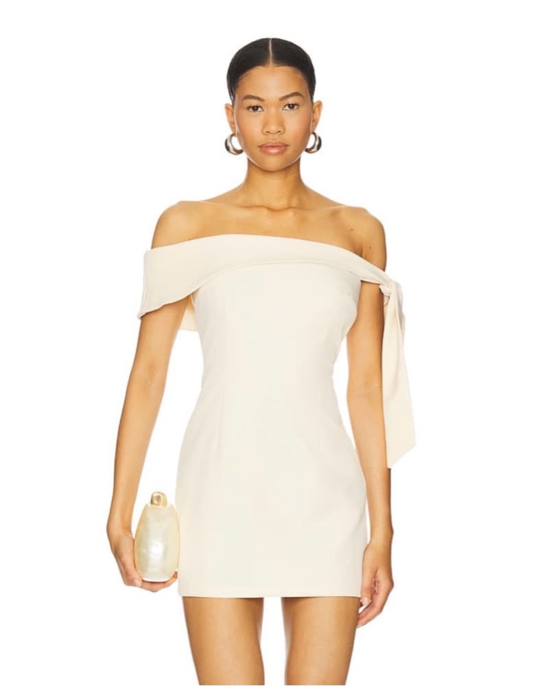 Cream Mini Dress - Image 1