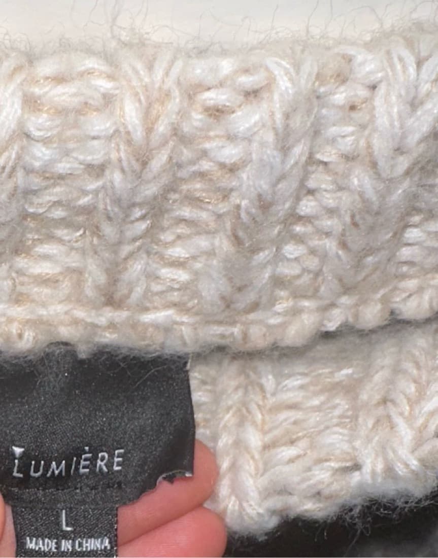Long light brown sweater from LuLus  - Image 3