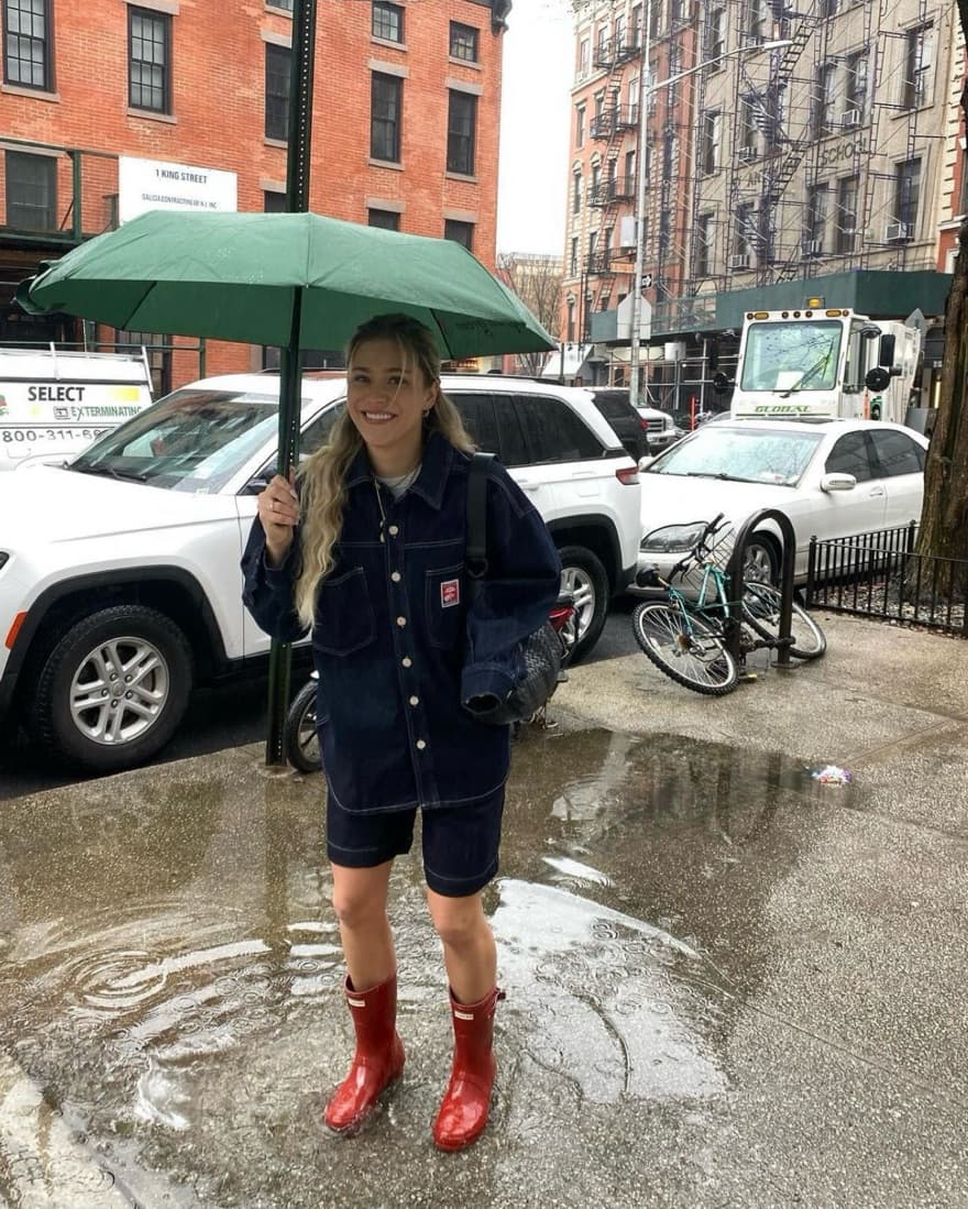 Short Red Hunter Boots - Image 2