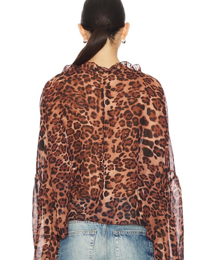 X REVOLVE Eli Top in Leopard - Image 3