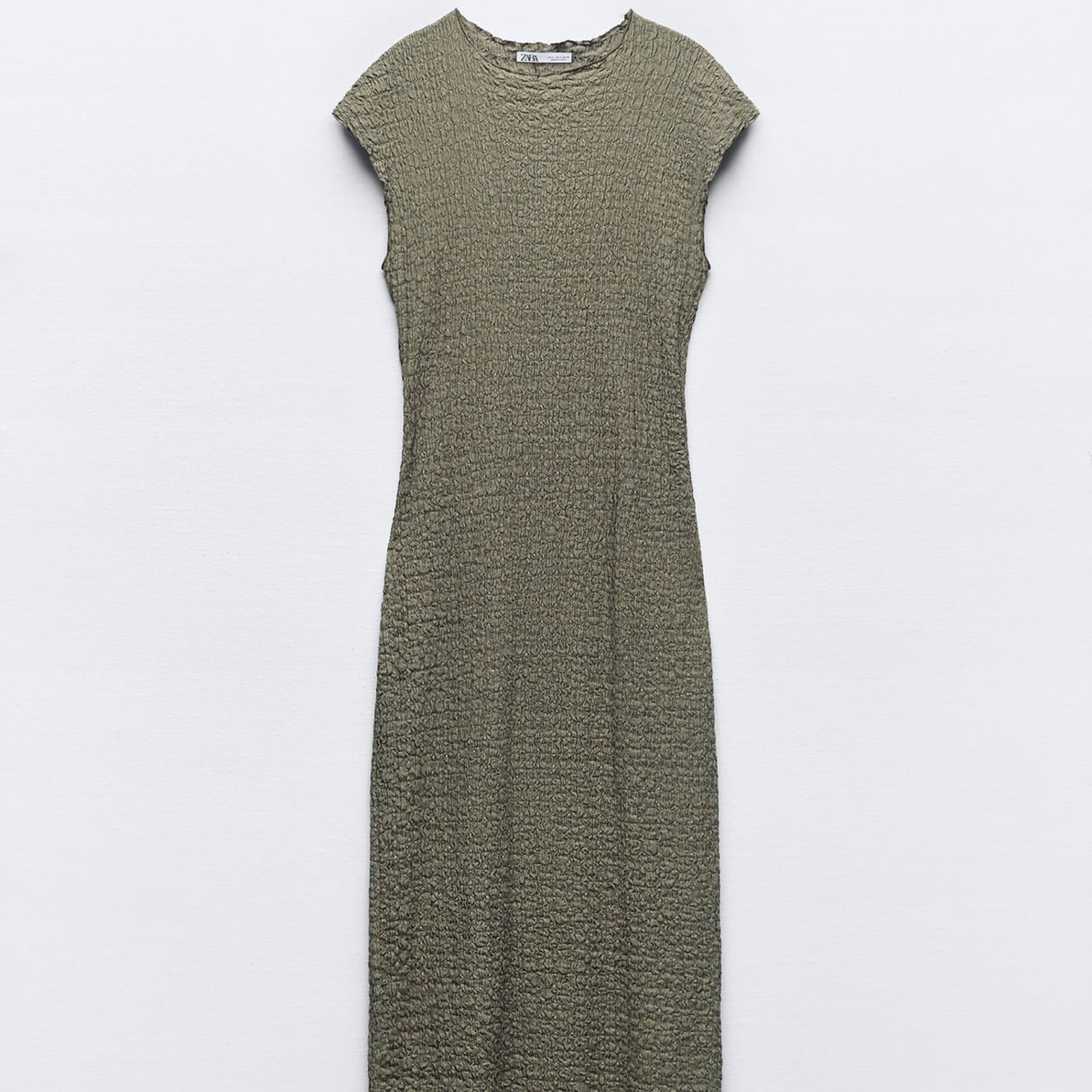 Textured Fitted Dress - Image 2