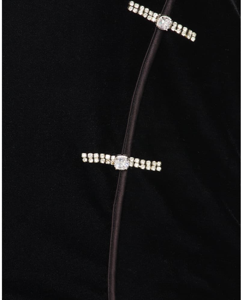 Sau Lee Velvet Split Gown - Image 2