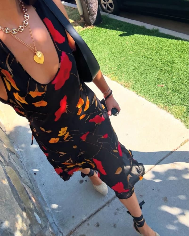 Vibrant Floral Maxi Dress - Image 2
