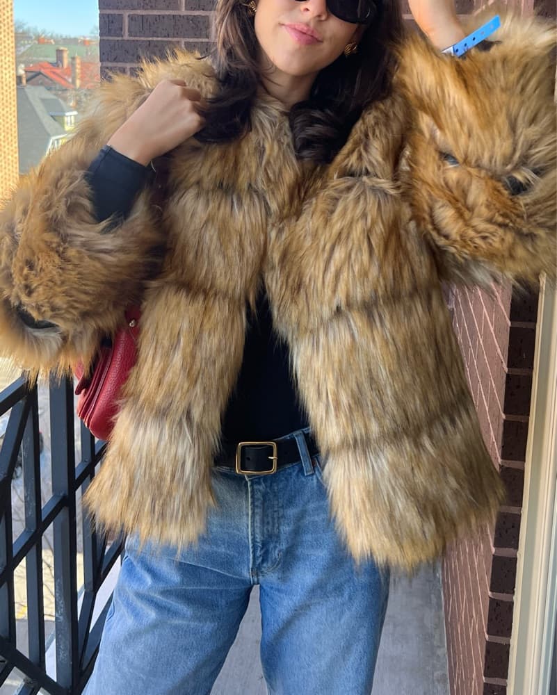 Faux Fur Jacket  - Image 4