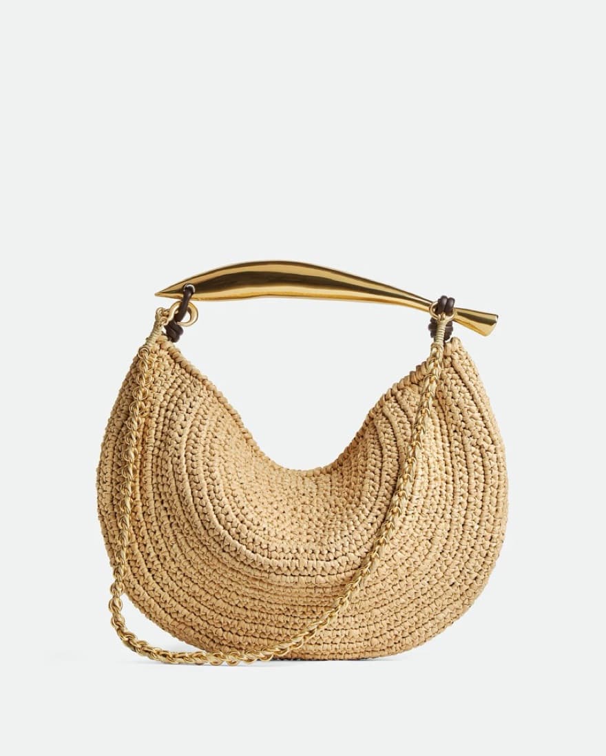 Bottega Veneta Sardine Raffia Bag - Image 1