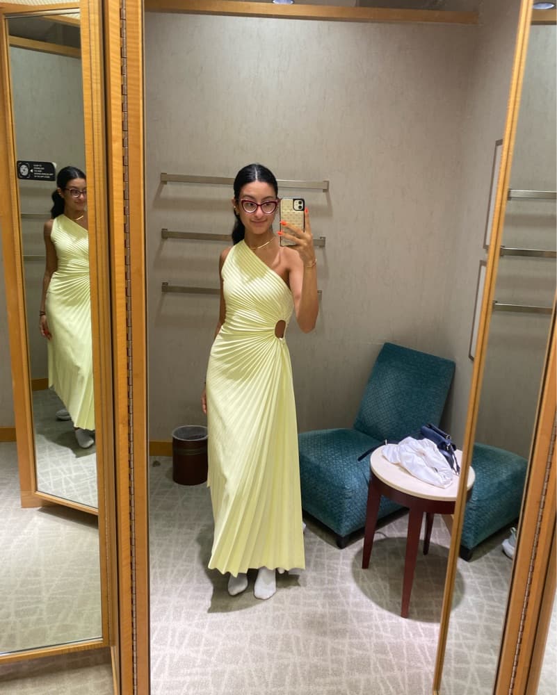 A.L.C. Delfina Dress in Canary - Image 5