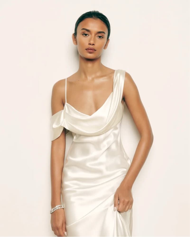 Ivory Silk Dress  - Image 6