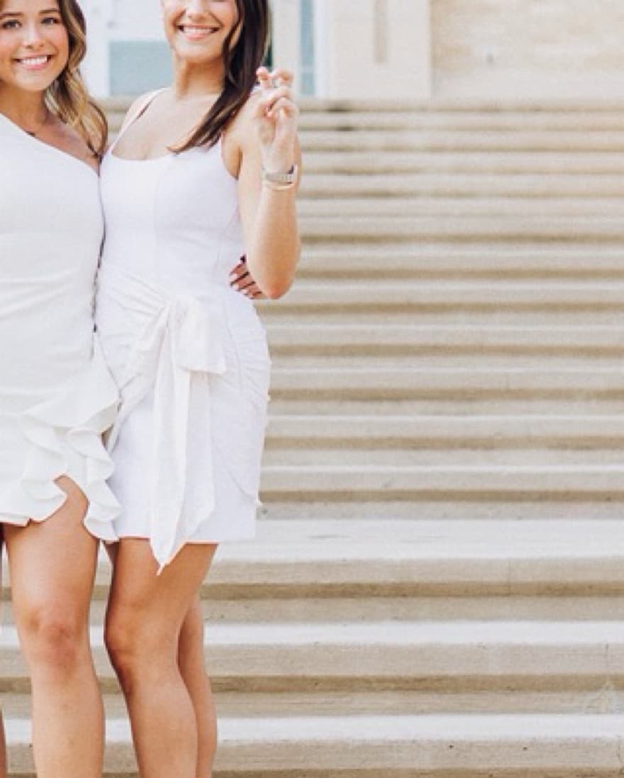 Cinq A Sept White Dress - Image 3