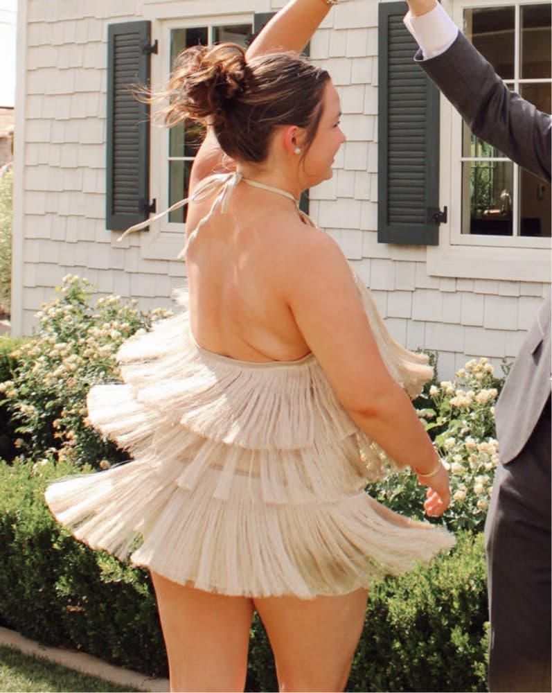 Flirty Fringe Halter Dress - Image 2