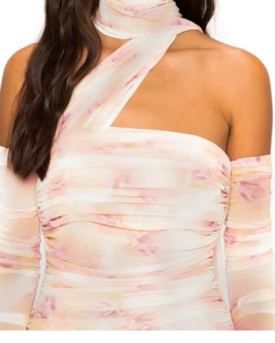 Nana Jacqueline Gia Bodycon Scarf Dress - Image 4