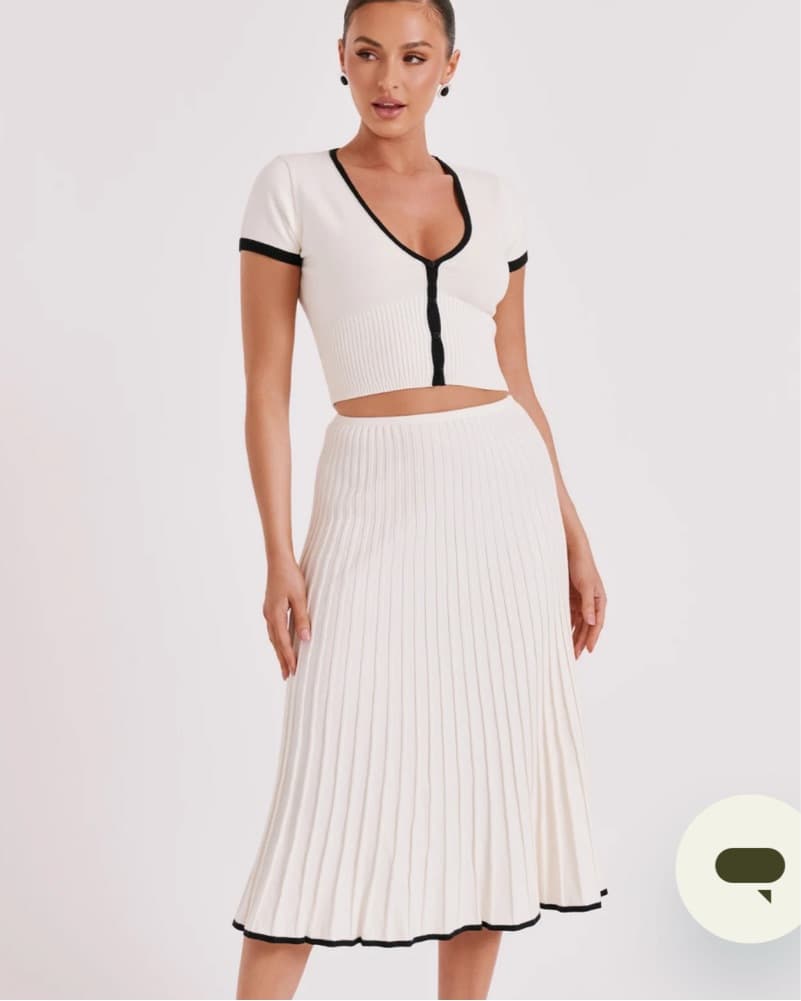 Jolene Kit Top & Ribbed Midi Skirt - Image 4