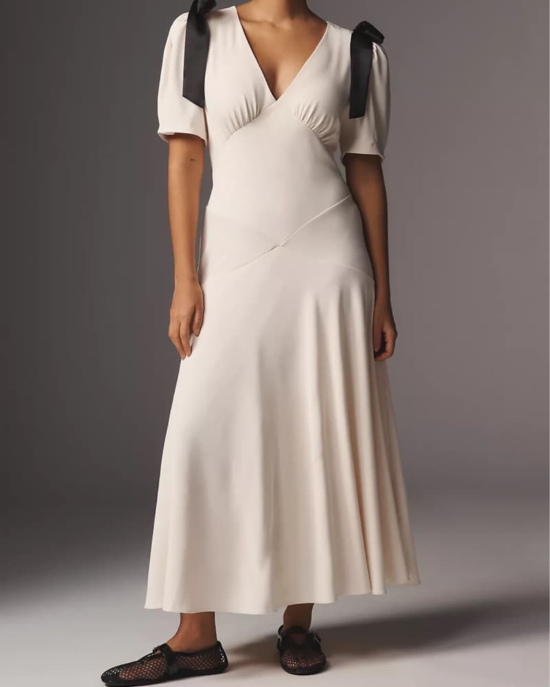 ASTR Celia Puff Sleeve Dress - Image 1